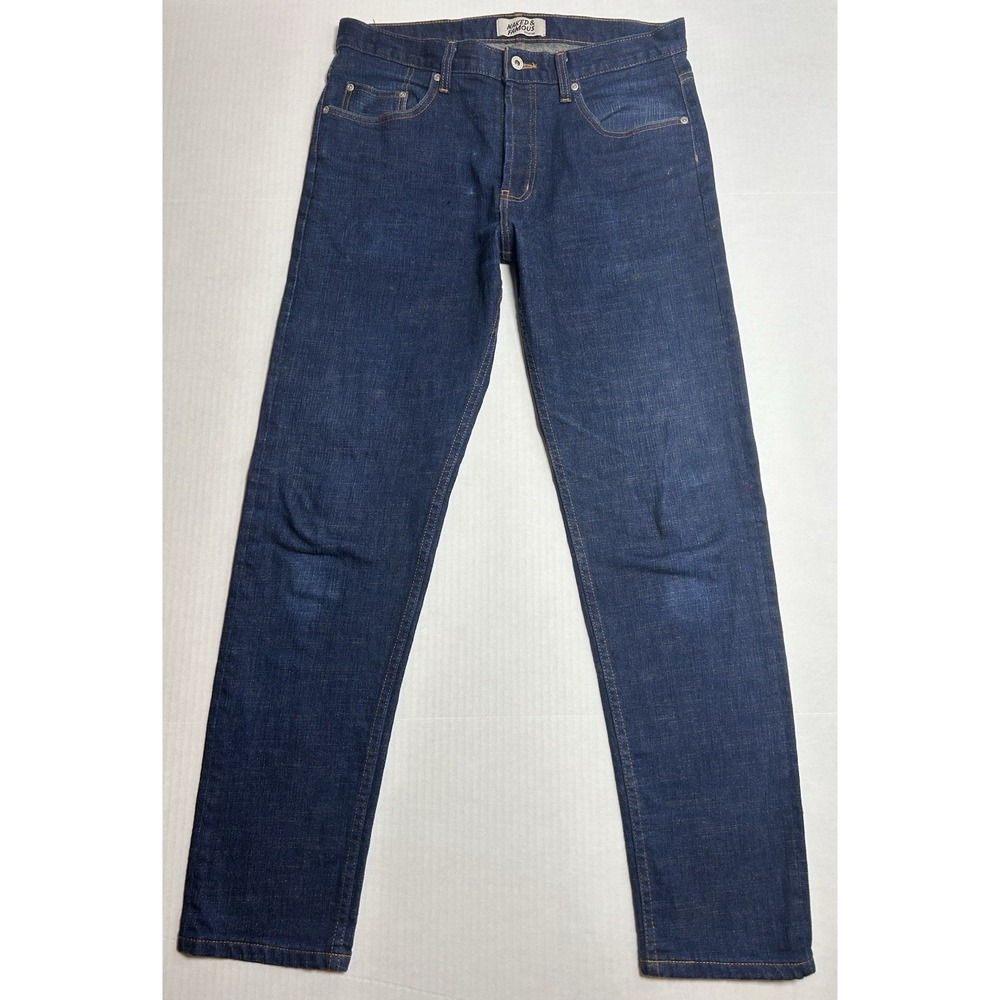 Naked & Famous Slub Selvedge Japanese Indigo Denim Easy Guy Mens 34x32